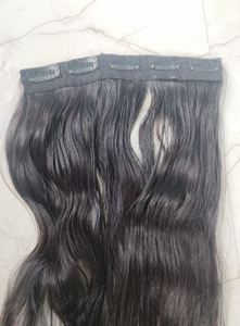 Extensions de cheveux naturelles de haute qualité, aspect naturel, sans couture, 7 clips, provenant d'un fournisseur indien, prix de gros. - Product Image 3