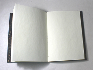 Camelon Exports Handmade Recycled Cotton Hard Cover Diary with Golden <b>Tinsels</b> 48 Sheets <b>Black</b> Color Eco-Friendly Gift - Product Image 3