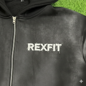 Novedad 2025: Sudadera con capucha efecto desgastado de felpa francesa, con logo personalizado y bordado envejecido, la más vendida, con bajo MOQ y cremallera. - Product Image 5