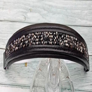 Conjunto de diamantes de cristal de 2mm, banda de cuero brillante de alta calidad para cejas de caballo, banda recta suave de cuero de vaca acolchado - Product Image 5