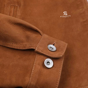 Blouson de motard en cuir véritable pour homme, style vintage, pour l'hiver, décontracté, veste classique - Product Image 6