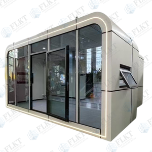 Maison préfabriquée FLKT, cabane Apple, structure en acier moderne, villa résidentielle pour l'extérieur, glamping mobile, bureau de jardin, CE/ISO - Product Image 1