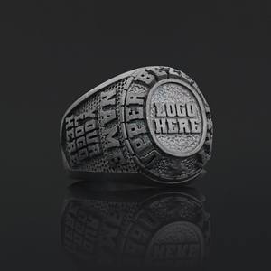 Anillo de Graduación Universitario BOJ MCollege Ring 020 Personalizado en Plata con Diamantes, Unisex, Certificado por GIA, Micro, Bajo Precio - Product Image 2