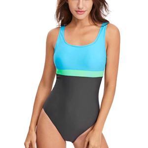 Maillot de bain une pièce pour femmes, séchage rapide, extensible, sans manches, pour la natation, le surf et les centres de villégiature - Product Image 1