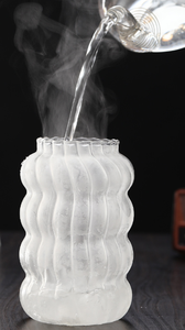 Gobelets en verre transparent réutilisables et mignons pour l'hôtellerie – Vaisselle tendance pour le commerce social et vase décoratif – Vente en gros - Product Image 3