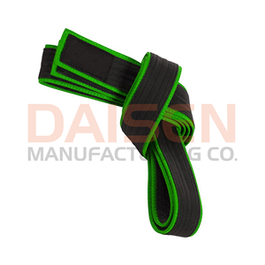 เข็มขัดศิลปะการต่อสู้ไนลอนสีดำสีเขียวอุปกรณ์ฝึกซ้อมที่ทนทานสำหรับทุกเพศ - Product Image 2