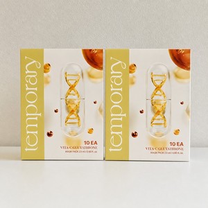 Masque facial coréen temporaire K-Beauty Vita C Glutathione, fabriqué en Corée, 23g x 10 pièces, enrichi en vitamines - Product Image 4