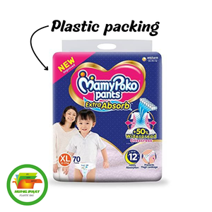 Bolsas de Plástico para Empaque de Pañales para Bebé, Impresas, Venta al Por Mayor, Directo de Fábrica en Vietnam, OEM - Product Image 3