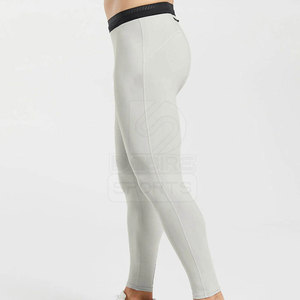 Leggings de sport pour hommes de qualité supérieure, taille élastique, séchage rapide, pour la course et l'entraînement, avec logo personnalisé et marque privée - Product Image 2