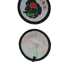 Parche Bordado Personalizado con Letras Impresas, de Alta Calidad, con Diseño de Corazón y Flor, Termoadhesivo para Gorras, por MEHMOOD APPARELS, Precio al por Mayor - Product Image 3