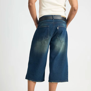 Pantalones Cortos de Mezclilla para Hombre, Modernos, Cómodos, Duraderos, con Textura Elegante, 100% Algodón, Ecológicos, Casuales de Primera Calidad - Product Image 3
