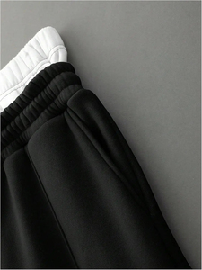 2026 High Street Men's Anti-Wrinkle Baggy Wide Leg Sweatpants Elastic Waist Workout Gym Jogger Trousers Streetwear Waterproof - Product Image 3