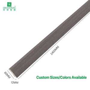 Battiscopa Industriale in WPC PVC da 60mm con Chiodi, <span class=keywords><strong>Adesivo</strong></span> per Pavimenti, Battiscopa Personalizzato per Cucina - Product Image 4