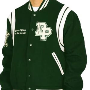 Blouson universitaire homme style urbain personnalisé 100% Laine/Polyester Haute Qualité Respirant Séchage Rapide Hiver Lettres OEM - Product Image 4