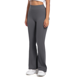 Leggings de yoga pour femmes, taille haute, sans couture, couleur unie, longueur cheville, pour fitness, gym, sport et entraînement - Product Image 2