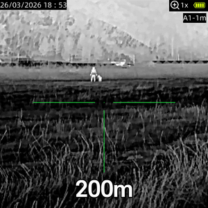 ZEROBEAM K21 <b>Thermal</b> Hunting Scope 256x192 25mm 50Hz OLED Night Vision Riflescope Tactical Infrared Optic Long Range Outdoor Use - Product Image 3