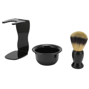 <b>Shaving</b> set 3pcs <b>Shaving</b> Brush Set Beard <b>Shaving</b> Brush Bowl Safety <b>Shaving</b> Stand <b>Kit</b> For <b>Men</b> With Stainless Steel - Product Image 6