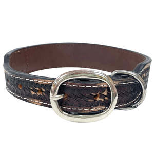 Collier pour chien en cuir véritable fait main, style western, orné de perles et de strass, prix de gros, collier pour animal de compagnie à porter au quotidien - Product Image 2