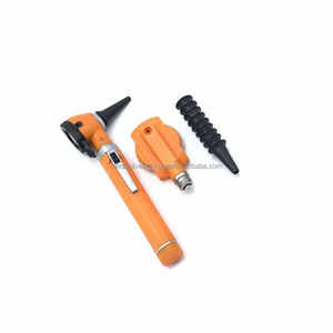 Set de Diagnóstico Veterinario con Otoscopio y Oftalmoscopio Naranja, Certificado CE, de Acero Inoxidable, Eléctrico y Duradero, para Examen de Oídos y Ojos de Animales - Product Image 5