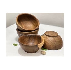 Bols de service en bois de qualité supérieure pour la décoration de table à manger disponibles au prix de gros dans la conception standard - Product Image 5