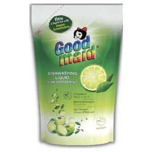 น้ำยาล้างจานย่อยสลายได้ Goodmaid ขนาด 600 มล. กลิ่นมะนาว แบบเติม สูตรเข้มข้น ผลิตในมาเลเซีย ซื้อจำนวนมาก ส่งออกต่างประเทศ - Product Image 1