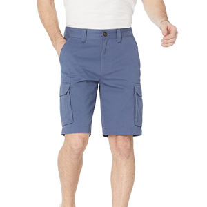 Shorts cargo classiques pour hommes, coupe ajustée, fermeture éclair, écologiques, séchage rapide, respirants, décontractés, sportifs, formels, pour la musculation, en toile - Product Image 3