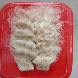 Extensiones de cabello Remy Rubio virgen 613 de alta calidad Cabello virgen crudo indio suave - Product Image 2