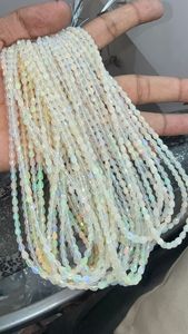 AAA Ethiopian <b>Opal</b> Faceted Straight Drill Drops 3.5-6mm 17 Inches Natural Gemstone For Jewelry Making At Wholesale Price - Product Image 2
