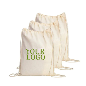 Large capacity <b>backpack</b> made of 100% cotton with custom design for gym, yoga classes and sports clubs - Product Image 1