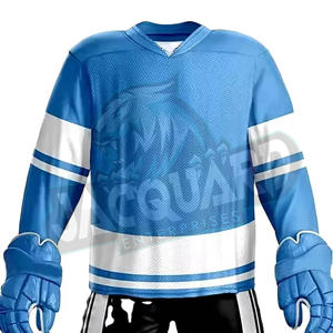 Tenues de hockey sur glace personnalisées de qualité supérieure, ensembles de vêtements de sport pour équipes, séchage rapide, uniformes de hockey sur glace bon marché, uniformes de hockey sur glace fabriqués au Pakistan - Product Image 4