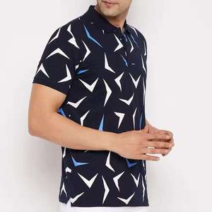 Camisetas Casuales de Excelente Calidad en Spandex/Poliéster Personalizadas con Logotipo Bordado en Jersey Sublimado, Talla Grande, Manga Corta - Product Image 3