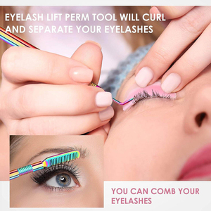 Séparateur de cils en acier inoxydable Premium KAAMIR INSTRUMENTS avec poignée antidérapante, pour usage en salon, lifting des sourcils, végétalien, durable, personnalisable - Product Image 6