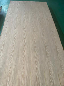 Lámina de Chapa de Roble Rojo Natural de 1300x2500 mm para Revestimiento de Superficies de Muebles, Suministro OEM - Product Image 2