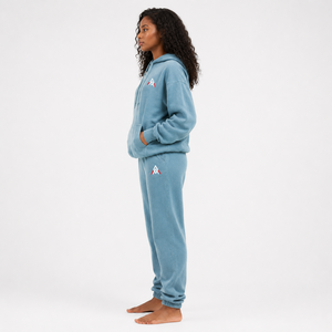 Conjunto Deportivo para Mujer con Efecto Desgastado, Sudadera con Capucha y Pantalones a Juego, Tela de Primera Calidad para Venta al Por Mayor - Product Image 4