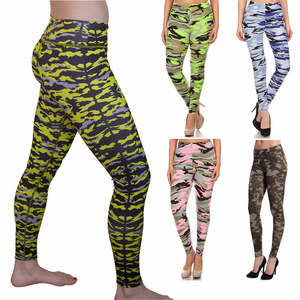 Leggings de sport personnalisés de haute qualité, taille haute, compression douce, séchage rapide, leggings de yoga pour femmes, logo personnalisé - Product Image 6