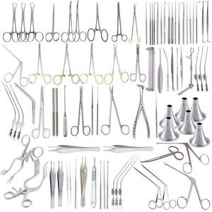 Ensemble de 101 instruments de tympanoplastie manuelle pour micro-chirurgie auriculaire, en acier inoxydable léger, approuvé CE, pour chirurgie ORL, par Dentavex - Product Image 2