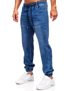Pantalons en jean modernes pour hommes, coupe slim élégante, confortables, mélange de coton, idéaux pour le bureau, le streetwear, les occasions décontractées, la détente et les activités de plein air - Product Image 6