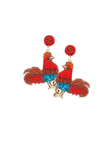 Bead-Encrusted Embroidered <b>Earrings</b> for Gifting Beaded <b>Drop</b> <b>Earrings</b> Fashion Accessories by MD HANDICRAFTS - Product Image 5