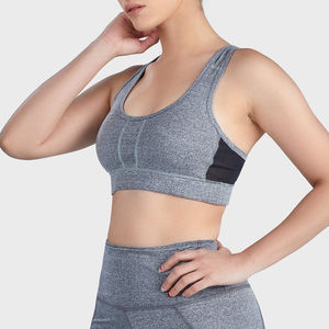 Soutien-gorge de sport pour femme léger et à maintien élevé, avec logo personnalisé imprimé sur le devant - Conception personnalisable, faible MOQ 20 pièces - Product Image 5