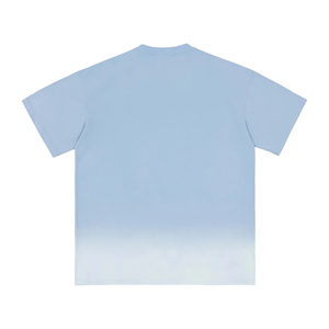 T-shirt surdimensionné délavé à l'acide noir dégradé vintage personnalisé pour homme – Vêtements pour hommes - Product Image 4