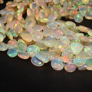 Cuentas Lisas y Brillantes de Ópalo Etíope Natural en Forma de Pera de 6-10 mm para la Fabricación de Joyas - Product Image 1