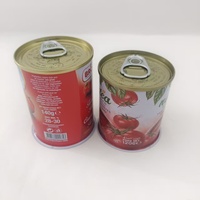 Boîte en métal vide personnalisée pour l'emballage de sauce tomate / ketchup