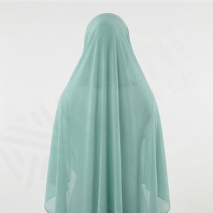 Pañuelo Hijab de Chifón de Seda Suave Premium con Estampado Tie Dye Personalizado, Efecto Ombre Mármol y Estampado Acuático, Ligero, de la Mejor Calidad - Product Image 2