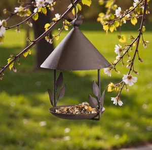Decorative Outdoor Metal Bird Feeder <b>Garden</b> <b>Hanging</b> Patio Home Decoration - Product Image 4