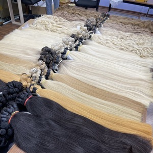 Les meilleurs fournisseurs de cheveux au Vietnam, meilleur prix, extensions de cheveux humains en vrac, non traités, vierges, sans produits chimiques. - Product Image 1