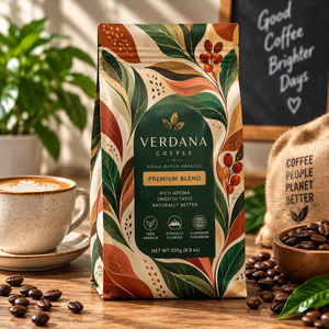 Monterra Coffee Signature Blend 250g Resealable Stand up <b>Pouch</b> Zipper Top Laminated Packaging Ethically Sourced Arabica Beans - Product Image 4