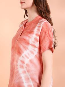 Maaesa Women Rayon Tie-Dye Boutique <b>Top</b> Designer Collection Lightweight Summer <b>Top</b> From India Exporter - Product Image 5