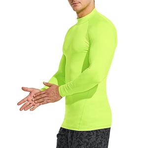 Camiseta de Protección UV Unisex de Manga Larga, Color Verde Neón, Secado Rápido, Transpirable, 300g, Poliéster - Product Image 2