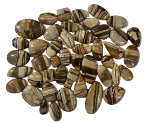 Cabujón de jaspe de coco Natural de grado AAA, formas de mezcla únicas, tamaño personalizado, precio al por mayor, piedras preciosas sueltas para la fabricación de joyas - Product Image 2