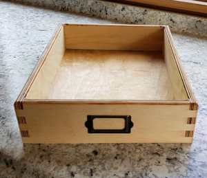 Eco Friendly Wooden Drawer <b>Box</b> Kit Finger Joint Drawer Panels with Smooth Surface for Easy Assembly - Product Image 4